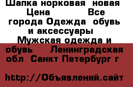 Шапка норковая, новая › Цена ­ 5 000 - Все города Одежда, обувь и аксессуары » Мужская одежда и обувь   . Ленинградская обл.,Санкт-Петербург г.